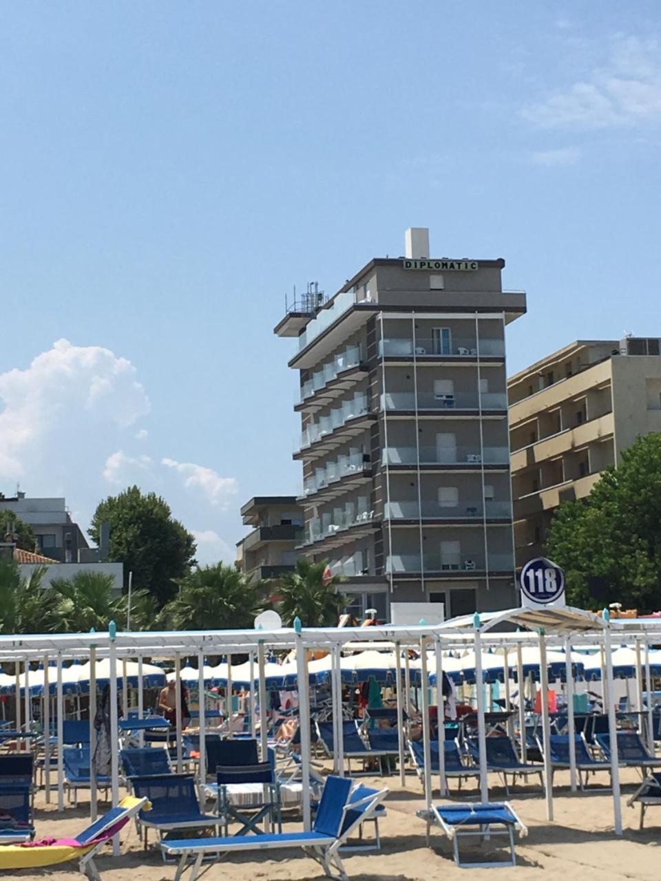 Hotel Diplomatic Riccione Exterior foto